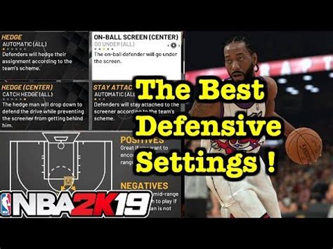 NBA 2K19 Defensive Settings Tutorial How To Play Defense 2K19 How To