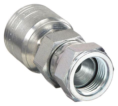 AEROQUIP Steel X Steel Straight Hydraulic Crimp Fitting 16P890