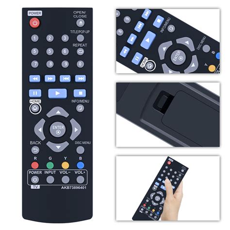 New Akb Remote Control For Lg Blue Ray Disc Dvd Player Bp