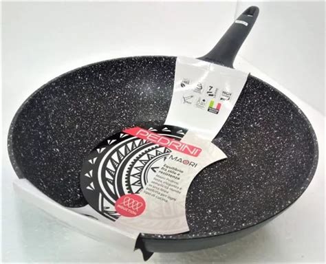 Wok Pedrini Maorí Granito 28cm