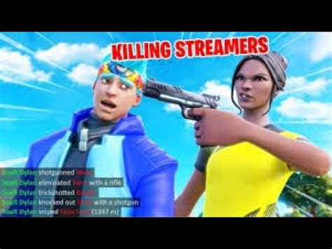 Pro Fortnite Players And Ttv Streamers React To Me Killing Them W