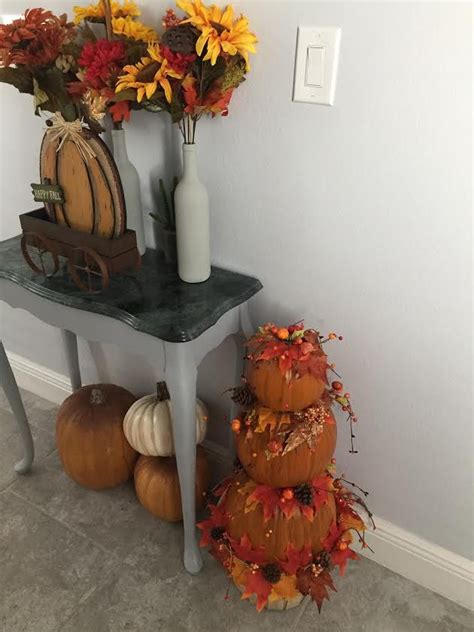 Diy Pumpkin Topiary For Your Entryway Pumpkin Topiary Fall Decor Diy