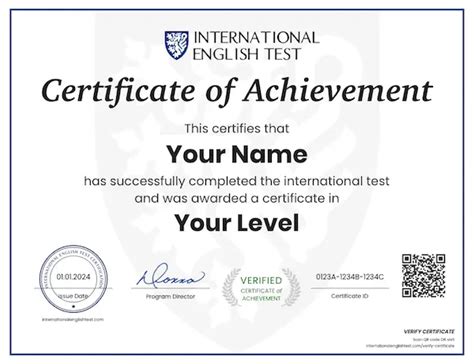 International English Test Get Your English Certificate