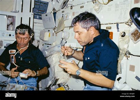 Astronauts Eating In Space
