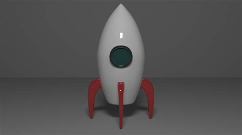 Rocket ship 3D model - TurboSquid 1669566