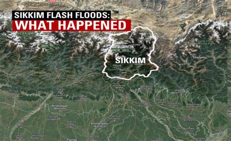 How Sikkim Flash Flood Happened: Explained In Graphics