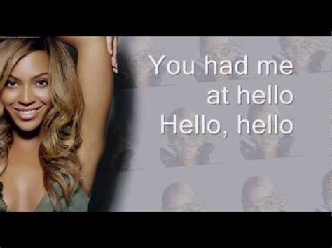 Beyoncé - Hello lyrics mp3 letöltés