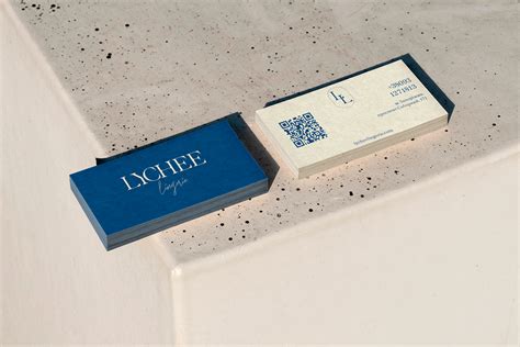 Business card design lingerie brand Дизайн візитки Behance