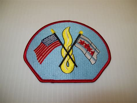 Chicago Fire Department Uniform Shoulder Patch Blue – Shrader's Goods