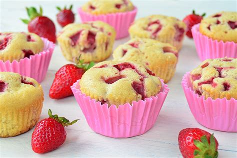 Muffins Con Frutillas Recetas Dulces F Ciles Y Ricas Tres Tenedores