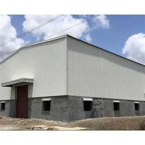 Mild Steel Modular Ms Prefab Industrial Sheds Fabrication Service Rs