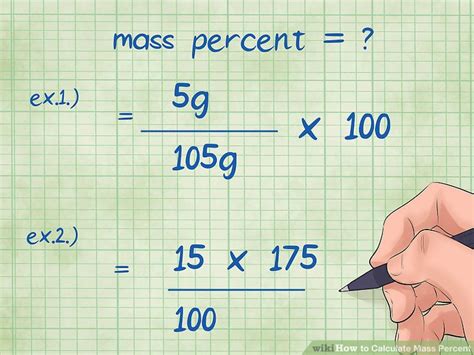 How To Calculate Mass Percent 13 Steps With Pictures Wikihow