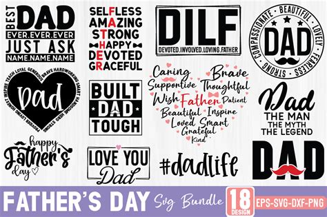 Father S Day Svg Bundle Graphic By Moonsvg · Creative Fabrica