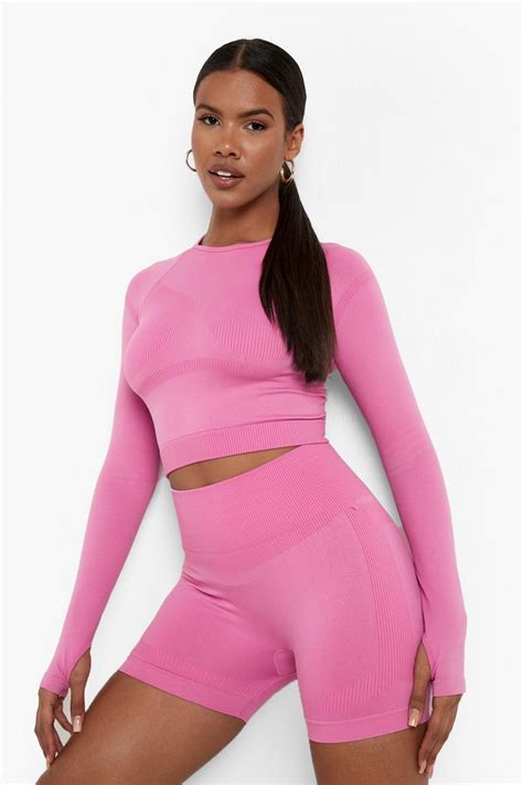 Seamless Activewear Seamless Gym Leggings And Sets Boohoo Uk