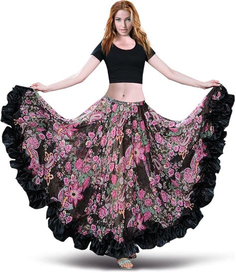 Buy Royal Smeela Chiffon Belly Dance Skirt For Women Belly Dancing