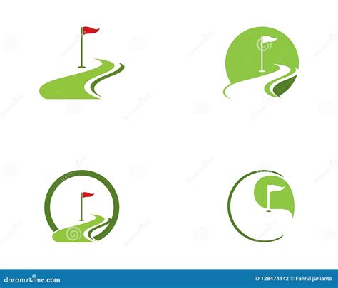 Plantilla Del Logotipo Del Icono Del Golf Ilustraci N Del Vector