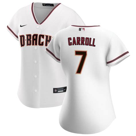 Womens Arizona Diamondbacks Corbin Carroll Cool Base Home Jersey