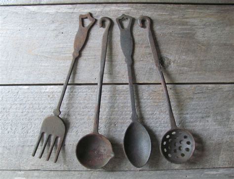 Cast Iron Kitchen Utensils Etsy Cast Iron Cast Iron Cooking Cast