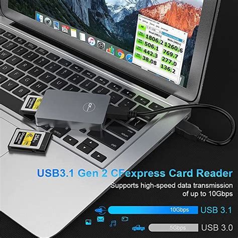 Aluminio Cfexpress Lector De Tarjetas Tipo B Usb Gen Env O Gratis