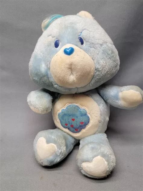 Vintage Care Bears Grumpy Bear Rain Cloud Heart Stuffed