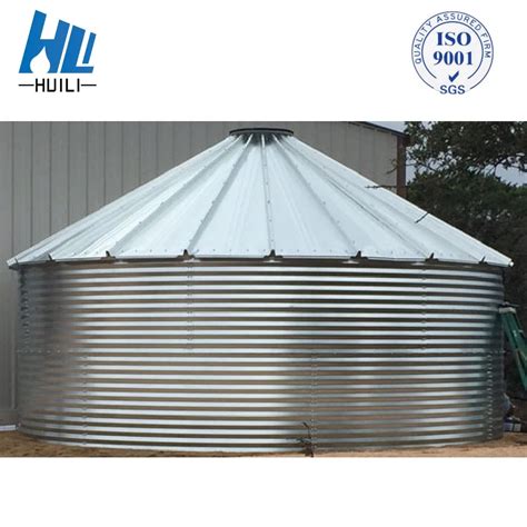 Modular Hot Galvanized Corrugated Steel Water Tank Rainwater 200 M3 Round Storage Tank Price