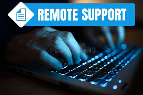 Conceptual Display Remote Support Conceptual Photo Help End Users To