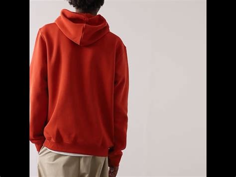 Adidas Originals Essential Trefoil Hoodie Rood Trui Heren