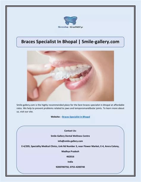 Ppt Braces Specialist In Bhopal Smile Gallery Powerpoint