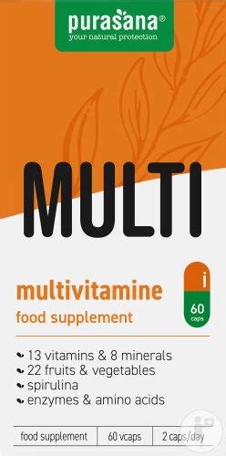 Purasana Multivitamine 60 Capsules Newpharma