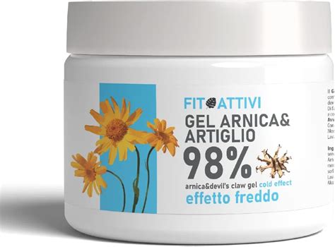 FITOATTIVI Gel Arnica Forte 98 Effetto Freddo 550 Ml Con Artiglio