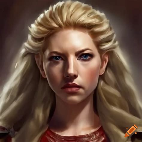 Katheryn Winnick As Visenya Targaryen In Armor On Craiyon