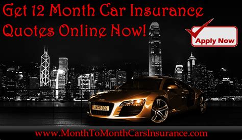 Cheap Month To Month Car Insurance Quotes With Low Rates Online: Best 12 Month Car Insurance ...