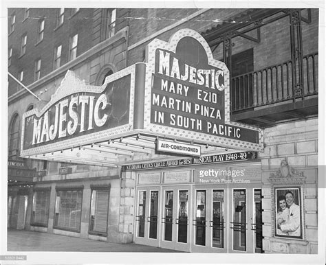 Broadway marquee South Pacific Majestic Theatre | Majestic theatre ...