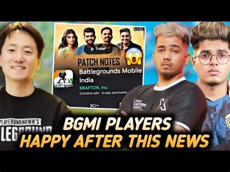 BGMI Comeback From BGMI In Play Store To BGMI New Trailer All