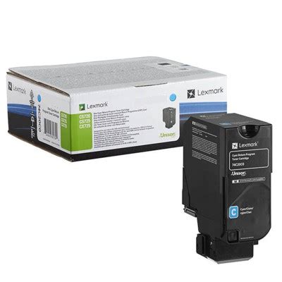 Original OEM Toner Cartridge Lexmark 74C20C0 Cyan Store