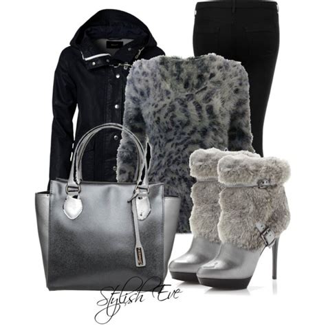 Black And Grey Outfit By Stylisheve On Polyvore Stylish Eve