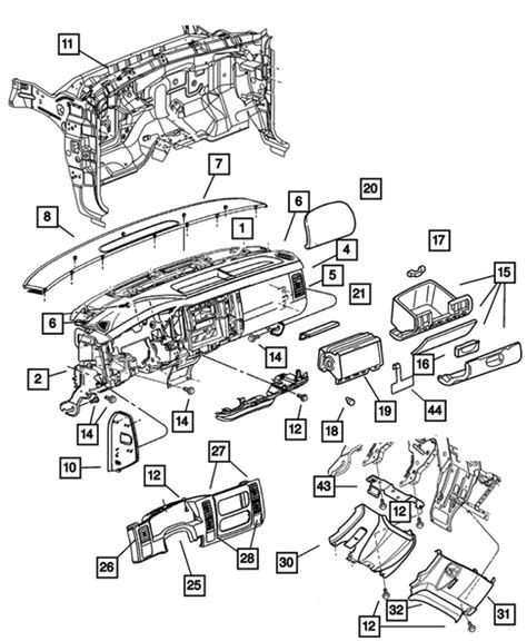 Instrument Panel For 2001 Dodge Durango Factory MOPAR Direct