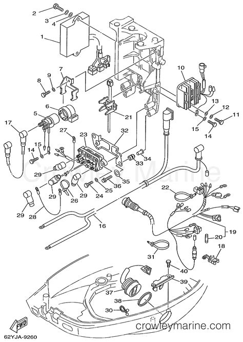 Electrical Yamaha Outboard Hp F Tlrx Crowley Marine