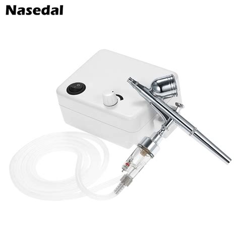 Nasedal Dual Action Airbrush Compressor Kit Mm Sprayer Air Brush For