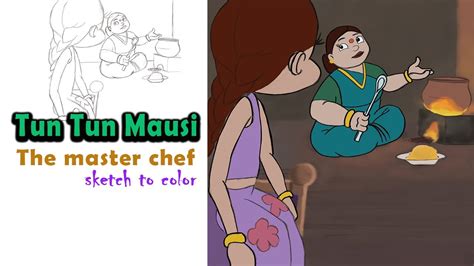 Tun Tun Mausi The Master Chef Color Digital Coloring Youtube