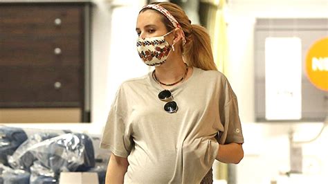 Emma Roberts Shopping With Baby Bump On Display: New Photos – Hollywood ...