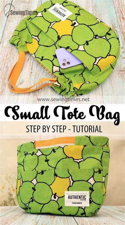 An Easy To Sew Sewing Project With Instructions For How To Make A Small Bag