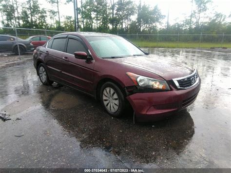 Vin Jhmcp26358c062010 Honda Accord Sdn 2008 Historia Del Auto Statvin