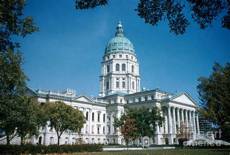 Kansas State Capitol Building Photograph by Photo Researchers