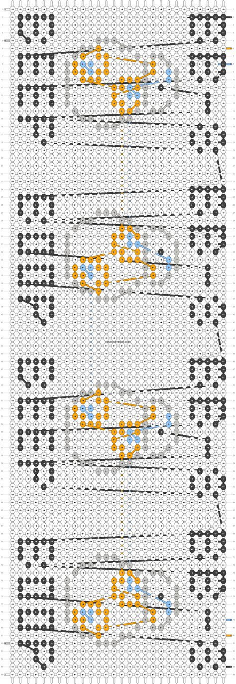 alpha pattern  braceletbook