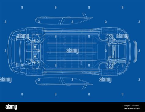 Assembling Electric Car Vector Stock Vector Image Art Alamy