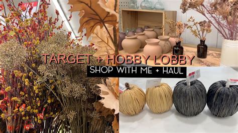 New Hobby Lobby Fall Decor Target Fall Decor Shop With Me Haul