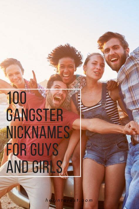 100 Gangster Nicknames For Guys And Girls Nicknames For Guys