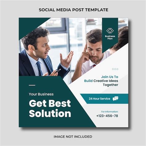 Premium Psd Business Plan Work Success Social Media Instagram Post