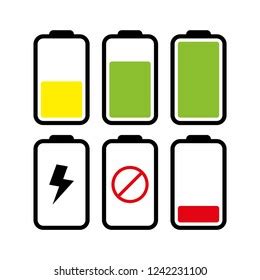 Battery Charge Full Power Energy Level Stock Vector Royalty Free